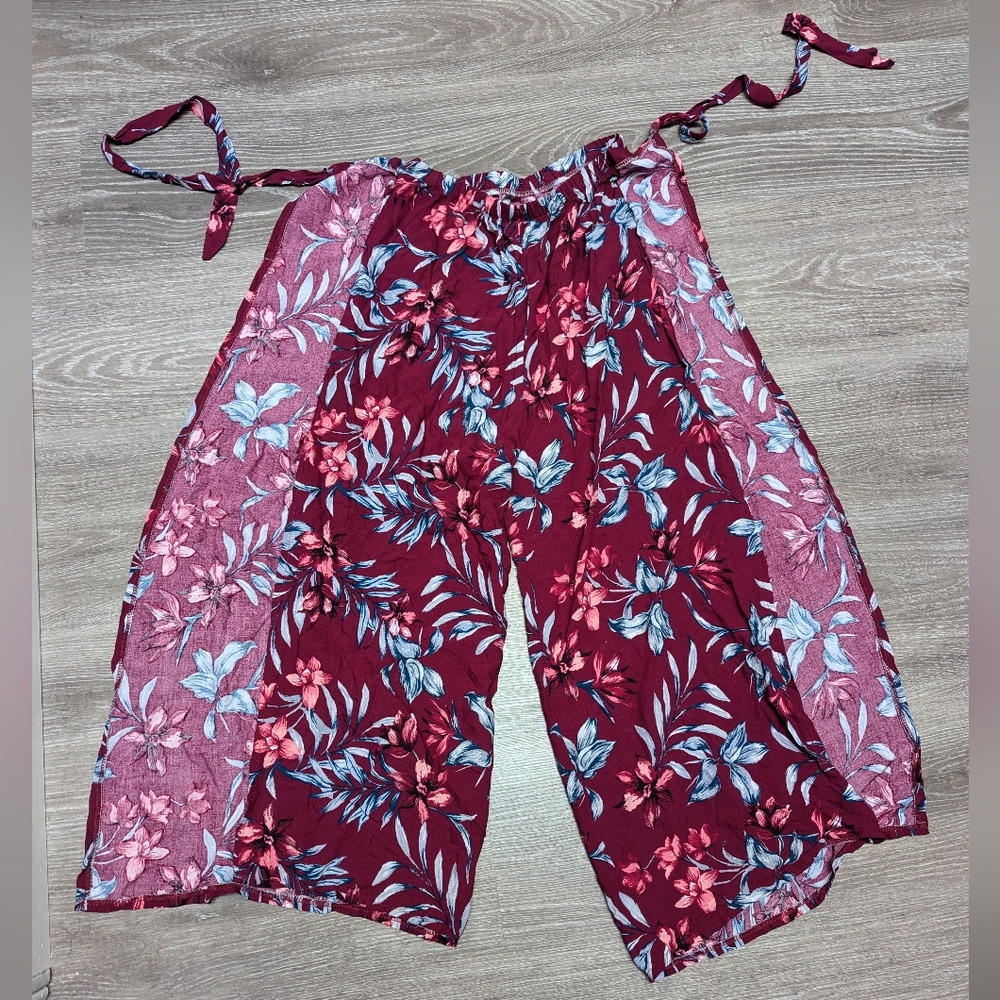 UNBRANDED | wrap split thigh cropped pants